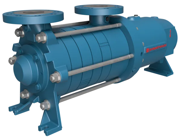 Magnetic drive multistage self-priming centrifugal pumps